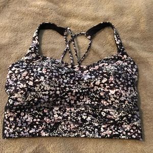 Lululemon long line sports bra size 6